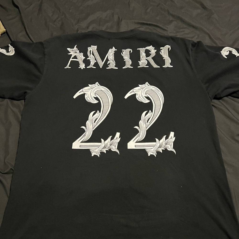 AMIRI “22” Jersey Tee XL – Authentic Made in USA (RN 150712)